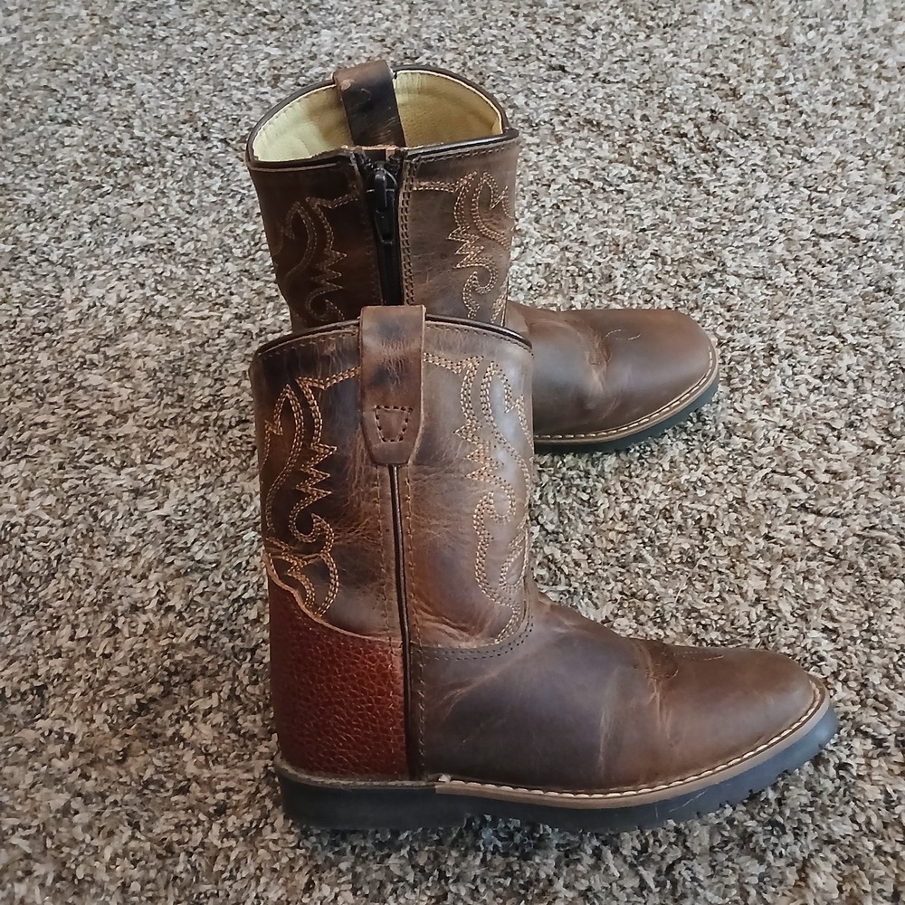 Smoky Mountain Toddler Size 10 R Boots Autry Cowboy Country Brown
